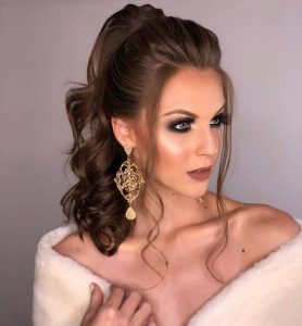 Penteado de casamento para madrinha