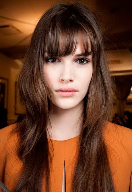 Cortes de cabelo longo com franja Cortes de cabelo longo com franja