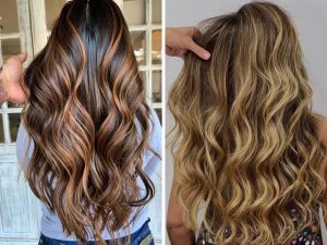 Mechas free hands transformam visual com brilho natural e rejuvenescimento