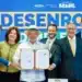 Governo lança Desenrola Adimplentes nesta segunda (29/06): trabalhadores sem CLT com 4 parcelas pagas ganham acesso 12 Lula de chapéu panamá segura pasta oficial junto a ministros durante lançamento do Desenrola Adimplentes
